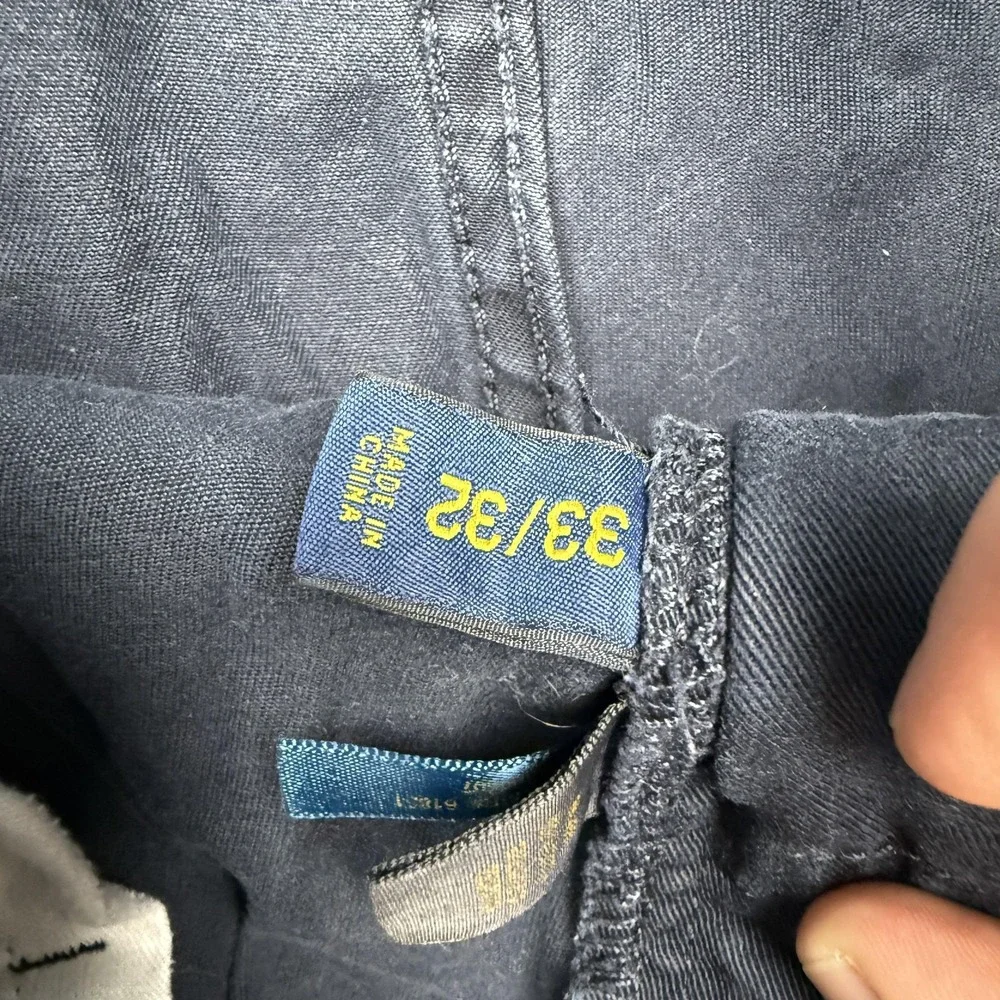 Polo Ralph Lauren Jeans Mens 33x32 Blue 650 Straight Fit Cotton Denim Pants